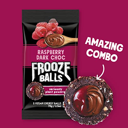 Frooze Balls Incredi-Balls New Flavor Raspberry Dark Chocolate And Caramel Chocolate Peanut Butter #TOP5