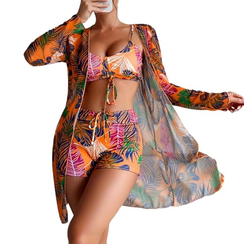 Maillot de bain 3D haut de gamme violet XL avec jupe de plage texturée