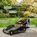 Pelle & Sol Electric Corded Lawn Mower 1600W, 38cm Cutting Width, 42L Grass Collector, Hand Push Lawnmower, 5 Adjustable Cutting Heights, Foldable Soft-Grip Handle, 10m Cable