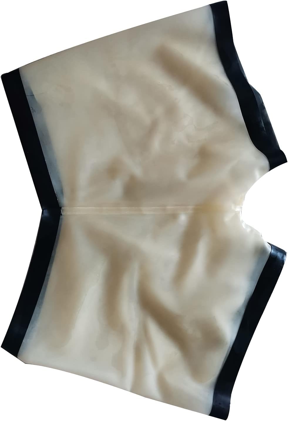 MFMYEE Sexy Latex Men's Briefs Rubber Shorts Underwear