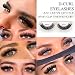 10Pairs 3d Russian, D Curl Lash Strips, 15mm Wispy Fake Lashes that Look Like Extensions, Natural False Lashes Mink