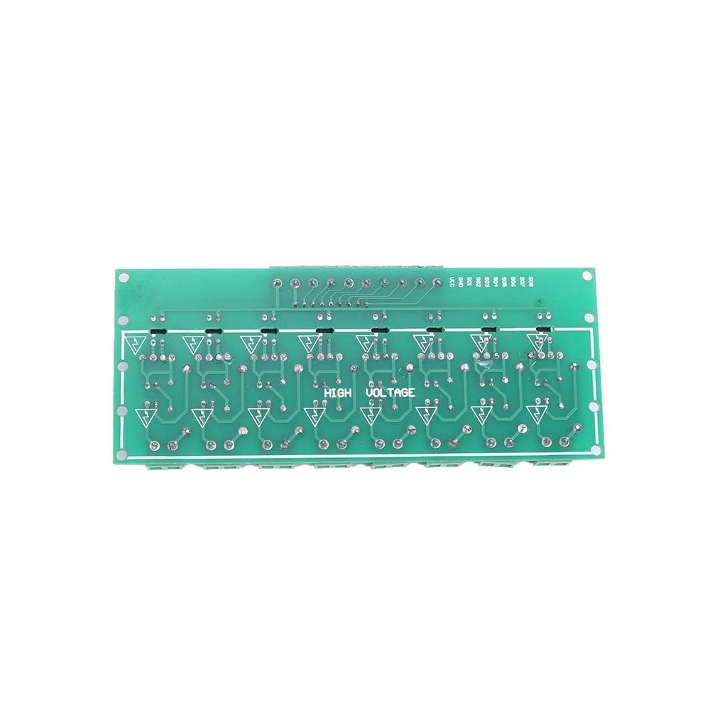 Module d'Isolation Optocoupleur, Carte d'Isolation Optocoupleur 8CH AC 110V 220V 8 Canaux PNP Sortie Haut Niveau Module de Test AC Moniteur de Puissance