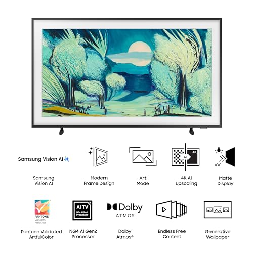 Image of Samsung 189 cm (75 inches) The Frame Series 4K Ultra HD Smart QLED TV QA75LS03FAUXXL