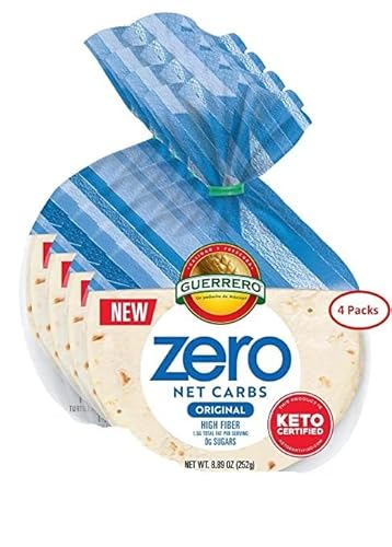 Guerrero Zero Net Carbs High Fiber - 4 Packs #TOP30