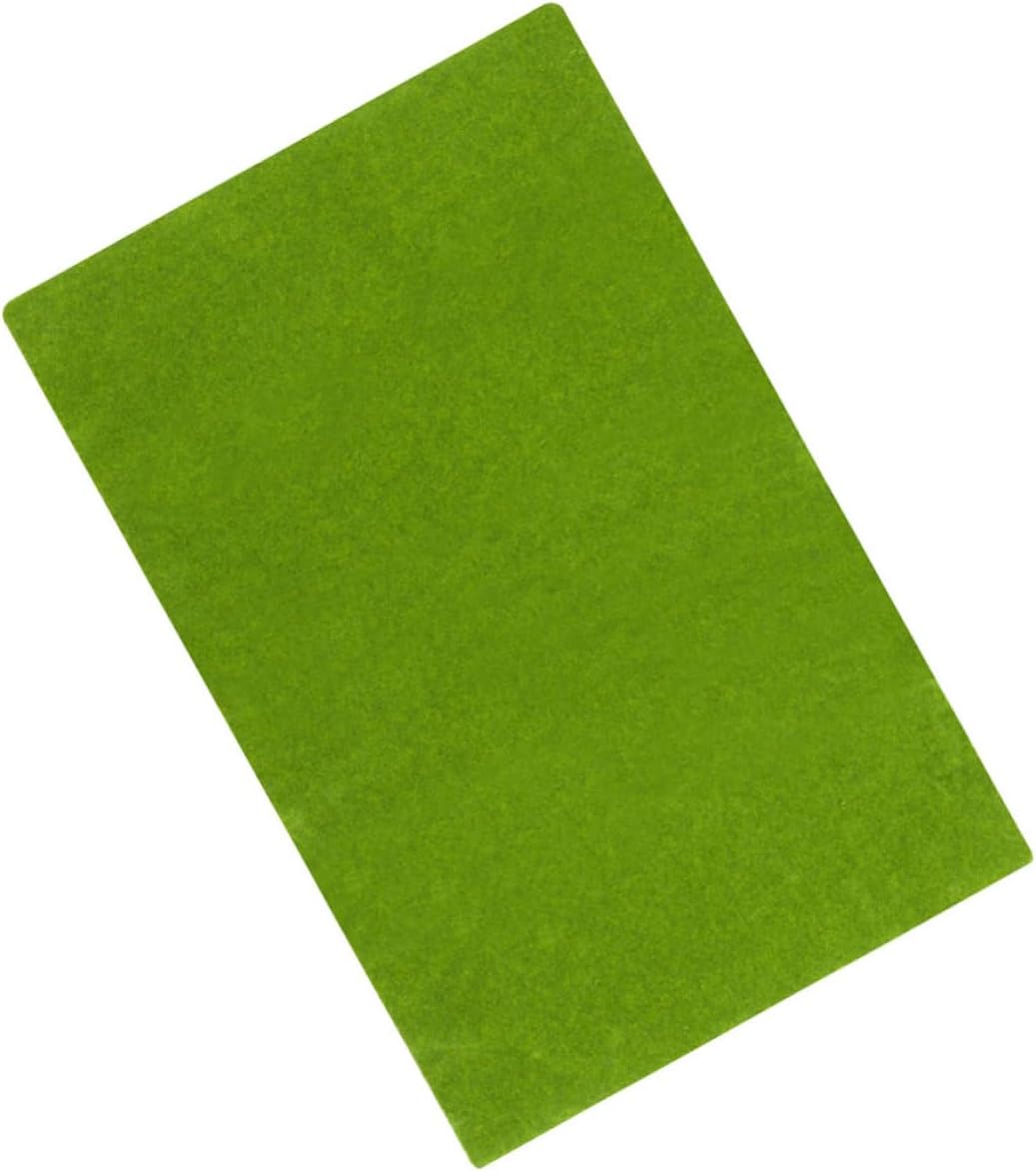 ORFOFE Model Turf Faux Grass Rug Small Turf Patch Pet Turf Grass Realistic Grass Mat Synthetic Grass Mat Carpet Rugs Sand Table Cuttable Turf Kraft Paper Fake Straw Mat Artificial