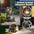 MAGIC UNION 5-Tier Cascading Rock Birds Water Fountain, 26" H Outdoor Freestanding Fountain with LED Lights and Pump, Outdoor Garden Waterfall Decor for Patio, Yard and Deck Decor, Natural Stone Look