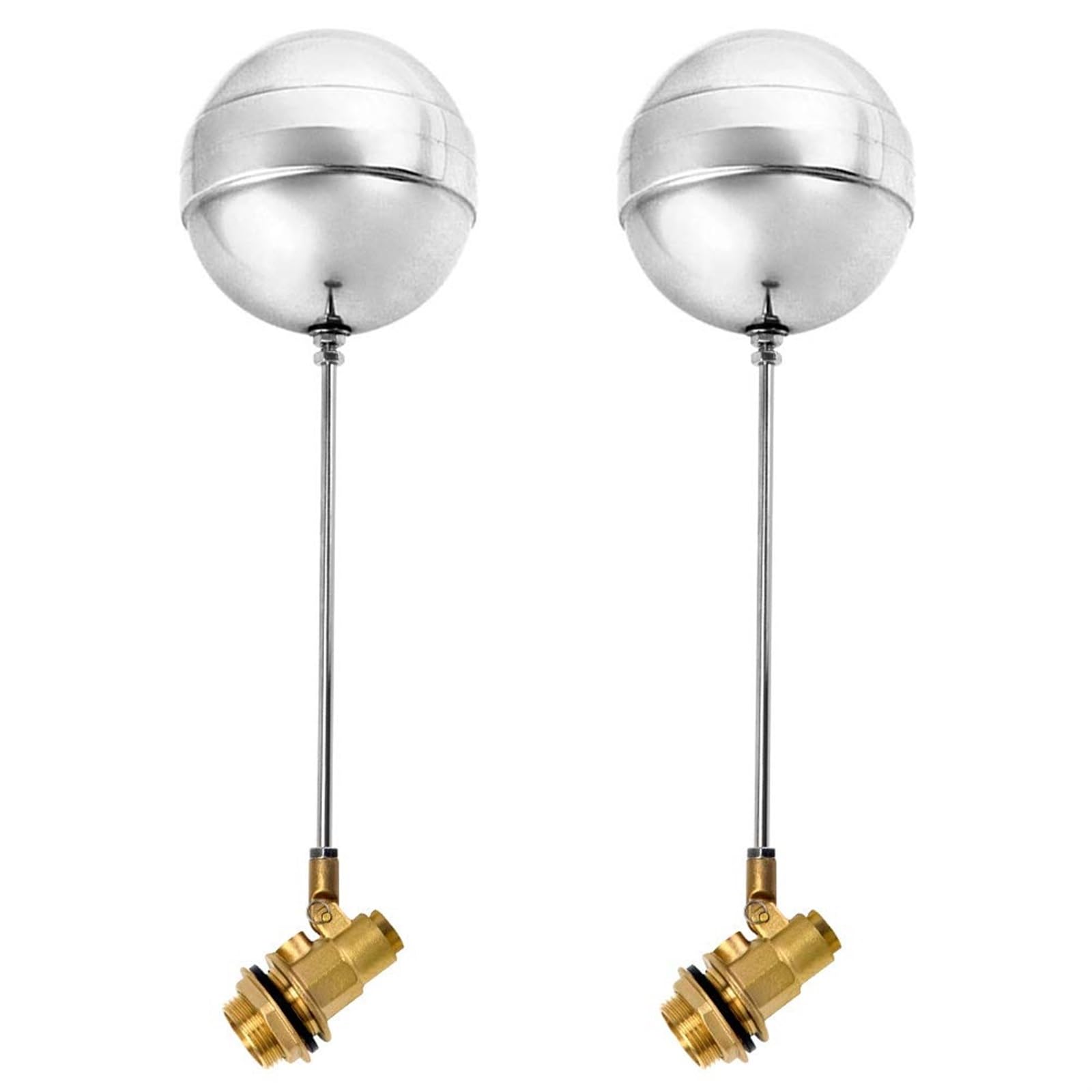 THE WHITE SHOP 3/4 Inch Thread Float Ball Valve, 2 Pack Automatic Water Level Control Switch for Plumbing Applications (Size : D20-2pcs)