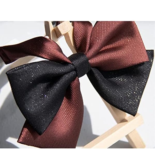 FXJ Meisjes Vlinderdas Strik Knoop Shirt Dames Uniform All-Match Kleine voorwerpen Kraag Bloem Hals Sieraden