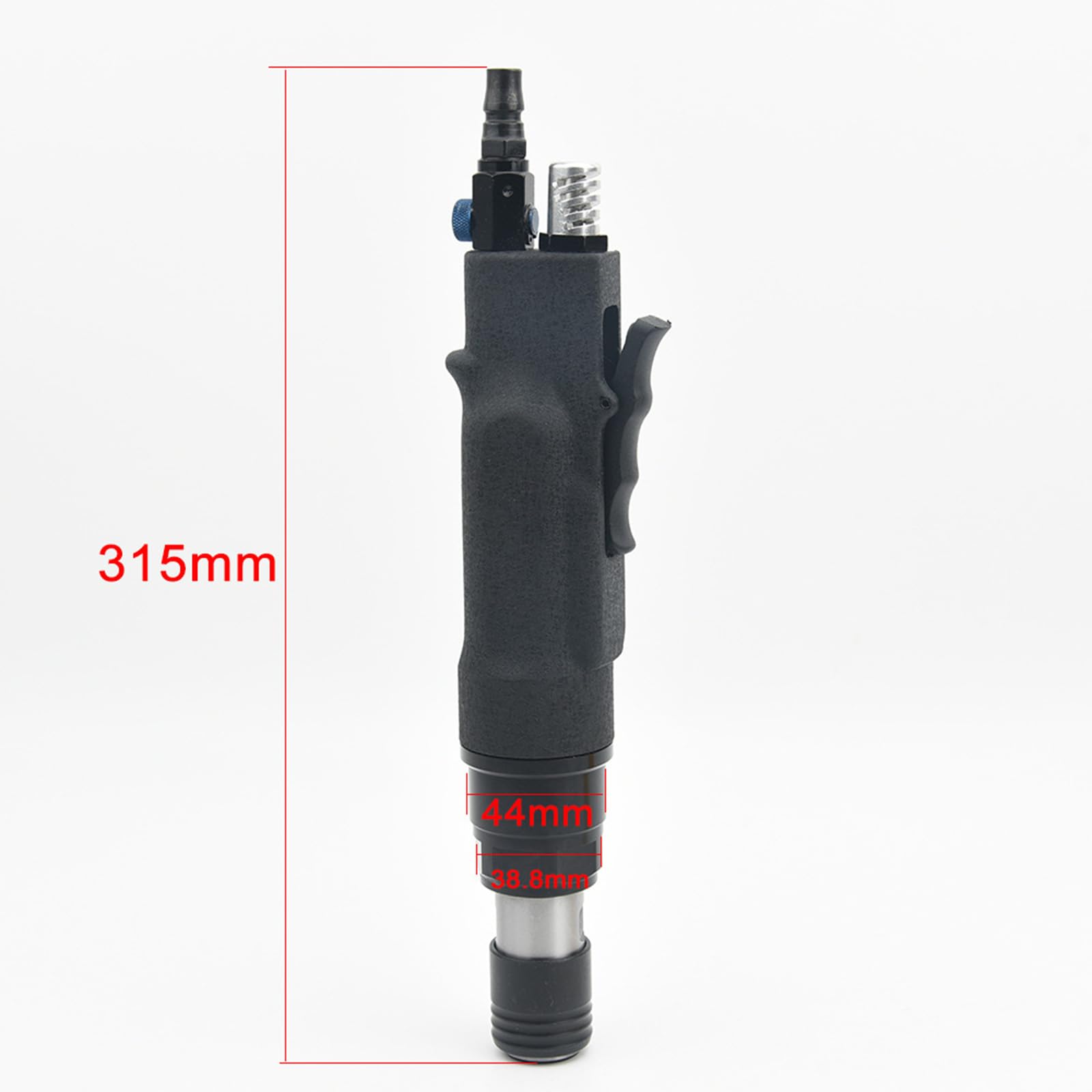 Roscadora Neumática M3-M12, Roscadora De Rosca para Taladro Neumático Portátil, 400 RPM, Entrada De Aire 1/4, Consumo Promedio De Aire 4 Cfm, Presión De Aire De Trabajo 6-8 Bar