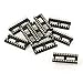 Aexit 10pcs 20P Audio & Video Accessories Dual Row Female DIP SIP Round IC Socket Adaptor Connectors & Adapters 2.54mm Pitch