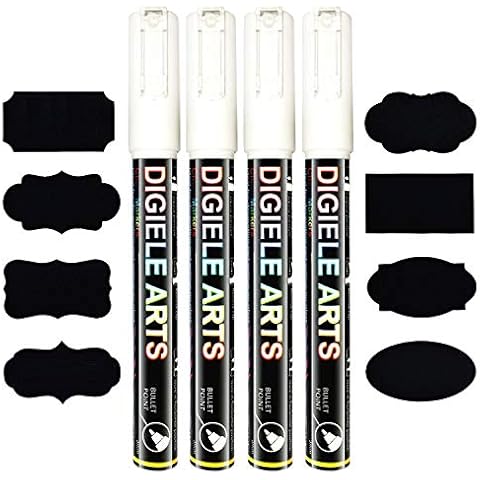 Rotuladores Liquida de Tiza Blanco DIGIELE Cover