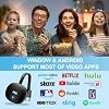 Adaptador HDMI Inalámbrico 4K, Dongle de Transmisión de Video y Audio WiFi para iOS, Android, Windows, Mac a HDTV/Monitor/Proyector, Soporta Miracast, AirPlay, DLNA 8