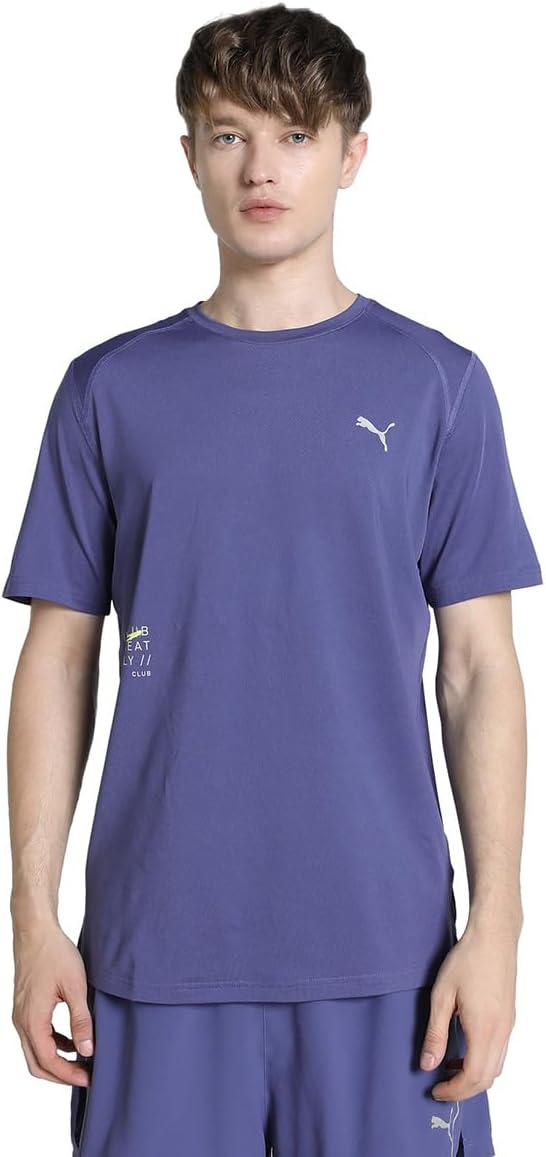 PUMA Mesh T-Shirt with Run Graphic for Men