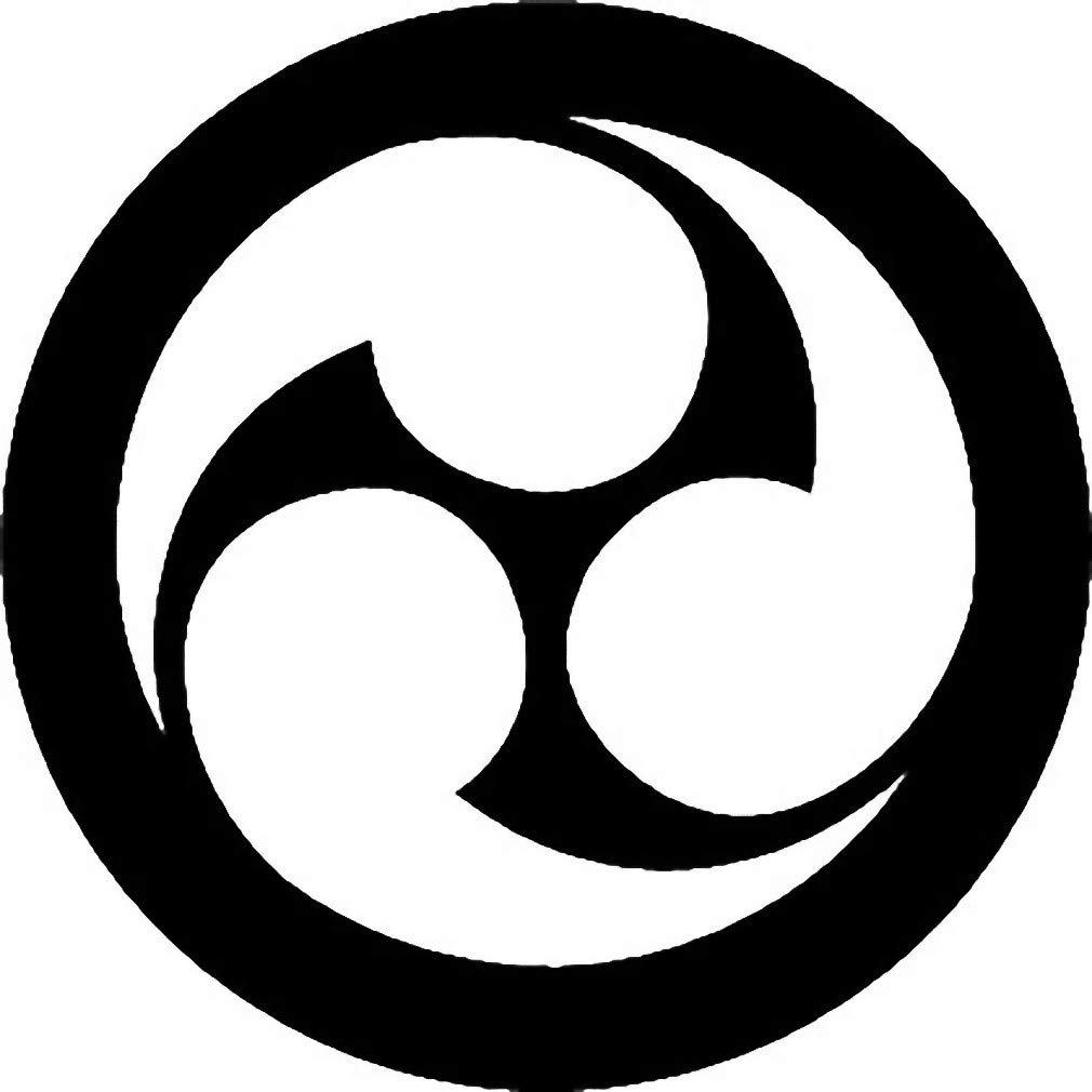 Amazon | [Rifnet] 家紋シール 九鬼嘉隆 三頭右巴 布タイプ 直径
