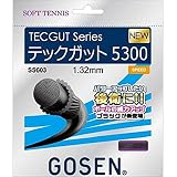 ゴーセン(GOSEN) ソフトテニス ストリングス テックガット 5300 ブラック SS603