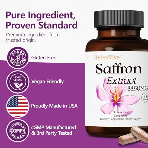 HyberVive Pure Saffron Extract Capsules