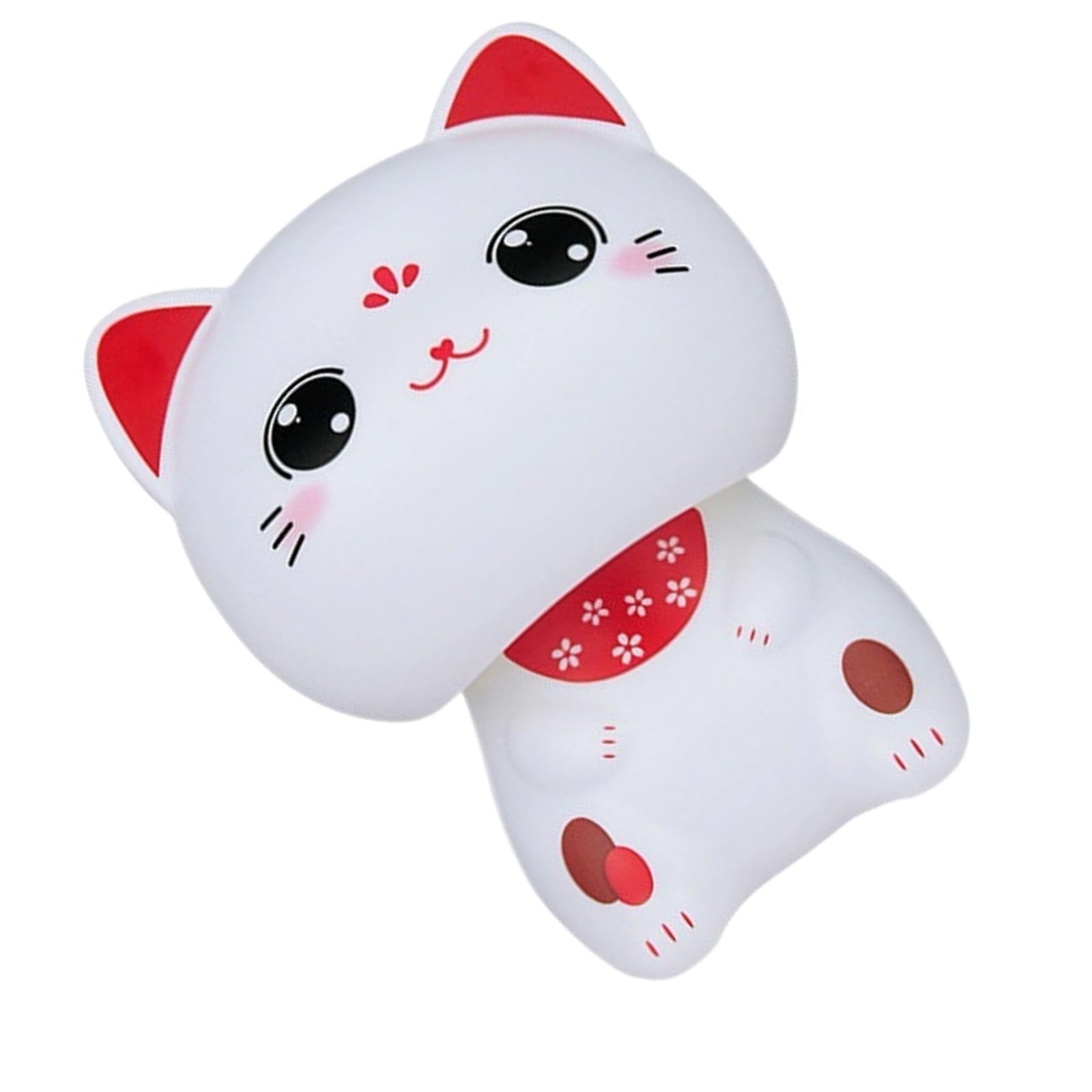 APGLSXY Quiet Wealth Puss Statue Thin Home Accent Ideal for Windowsills Countertops Quiet Wealth Puss