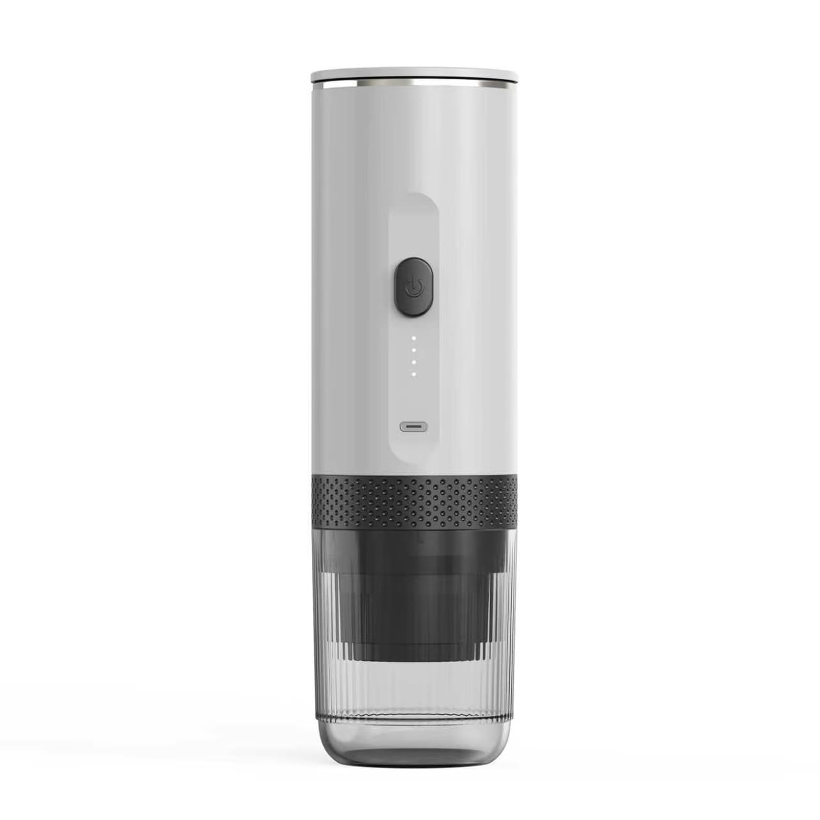 Máquina de café Portátil, 20 Bar de Presión Recargable USB C Portátil para Viajes, de Viaje con Cápsulas de café Molido de Doble Uso Calentamiento Rápido 7500 MAh (WHITE)