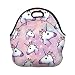 Emoji Zipper Unicorn Lunch Bag Tote 10.4" X 11.4" X 5.5" Lunch Box by CharmTM