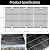 Criditpid Grill Replacement Parts for Nexgrill 6 Burner 720-0896B, 720-0896, 720-0896E, 720-0896C, 730-0896, Cast Iron Grill Grates, Heat Plates, Burners Tubes & Ignitors for Nexgrill Evolution Grills
