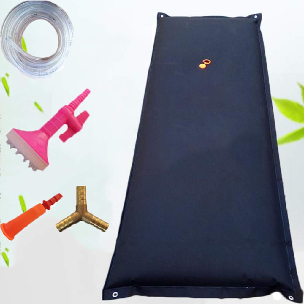 Lh$yu Solar Shower Bag, Portable Solar Heating Camping Shower Bag 50 Gallons/190L with Removable Hose and Shower Head for Camping Outdoor Traveling Hiking