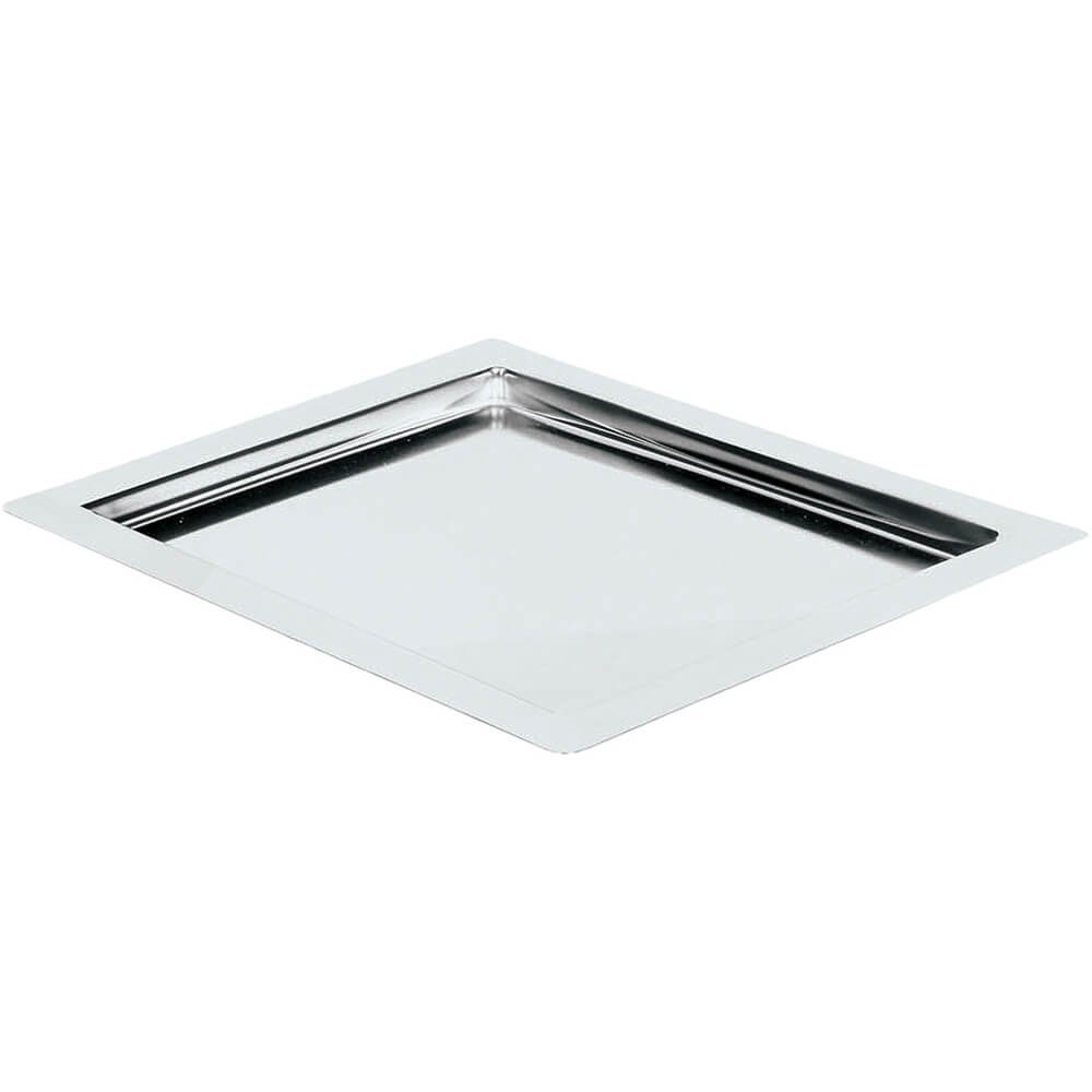 Plateau en acier inoxydable 1/2 plat de service rectangulaire APS Paderno