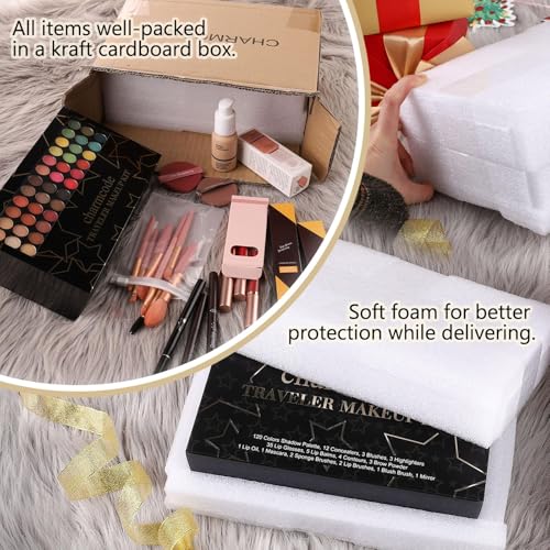 Professional Big Makeup Kit for Teens Girls & Women Full Kit, Beauty Case with Beginner Cosmetics Sets, All-in-One Make Up Gift Box with Lipgloss, Eyeshadow,Blush,Highlight,Brow&Liner Pens,Brush,etc - Image 7