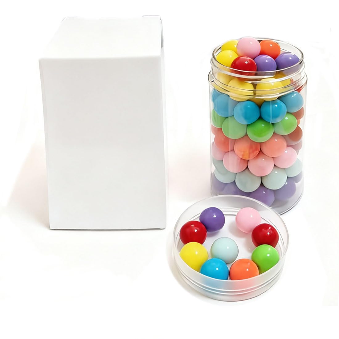 Witlans 80pcs Chinese Checker Game Replacement Balls,8 Colors 14mm Acrylic Balls for Marble Run,Aggravation Game,Marbles/Traditional Marbles Games