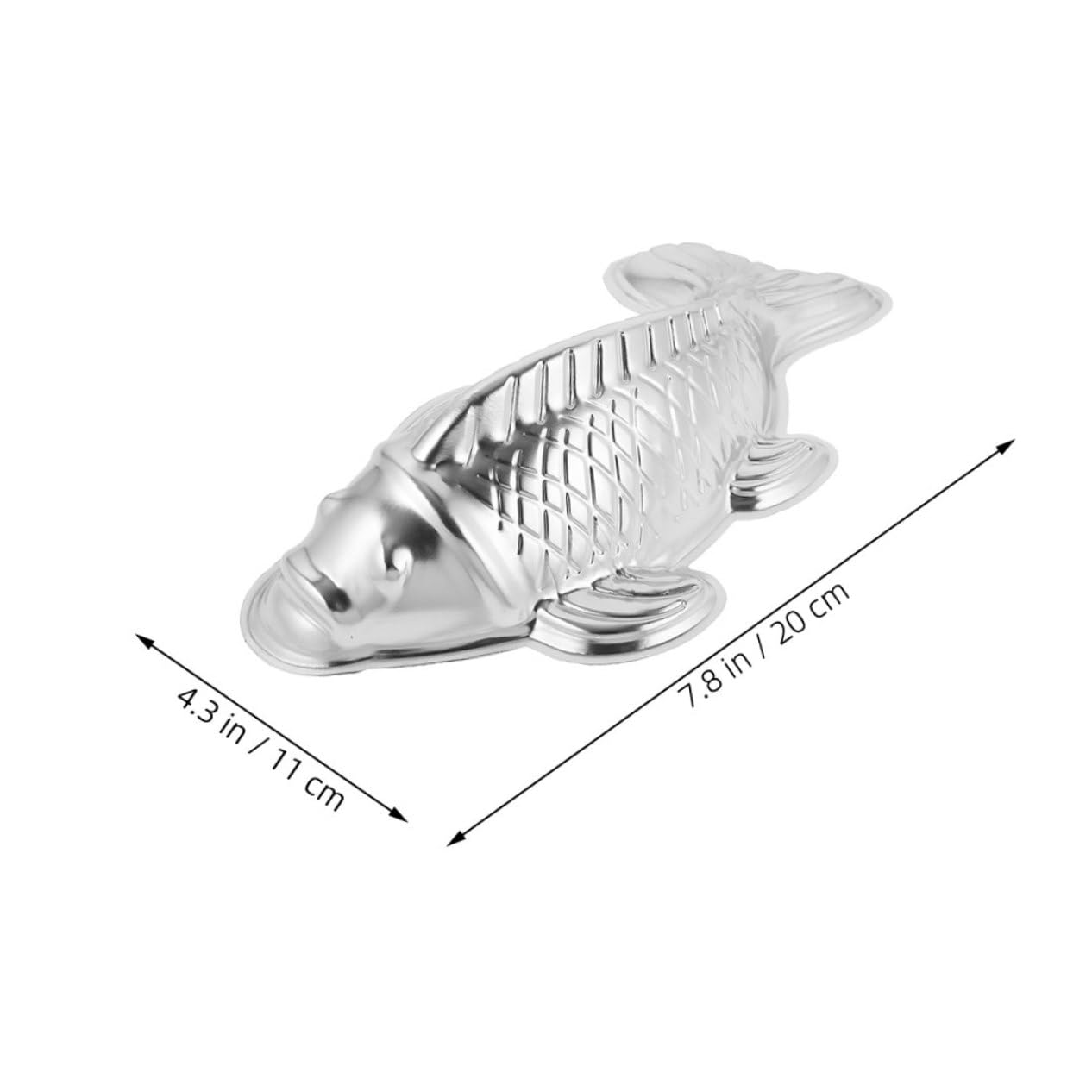 Cabilock Koi Fish Cake Mold Nonstick Baking Tool for Rice Cakes Chocolates and Jellies Creative Pastry Mould for Parties and Family Gatherings