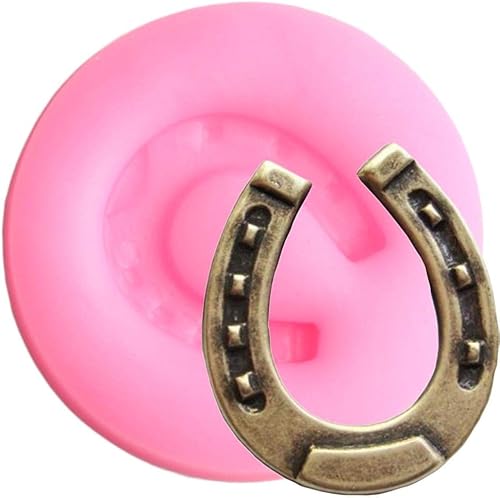 Molde de silicona para pezuñas de herradura para bricolaje, postres, pudín, postres, pasta de chicle de caramelo, chupitos de gelatina, chocolate