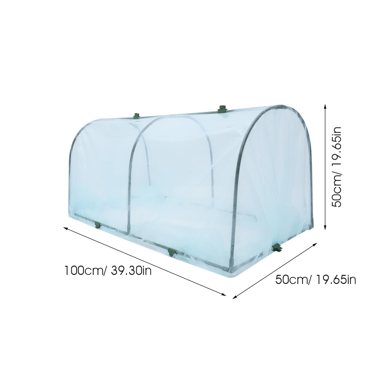 Hemobllo 1 Ensemble Supports pour Jardin Abri de Chaleur de Pluie pour Plantes Fleurs