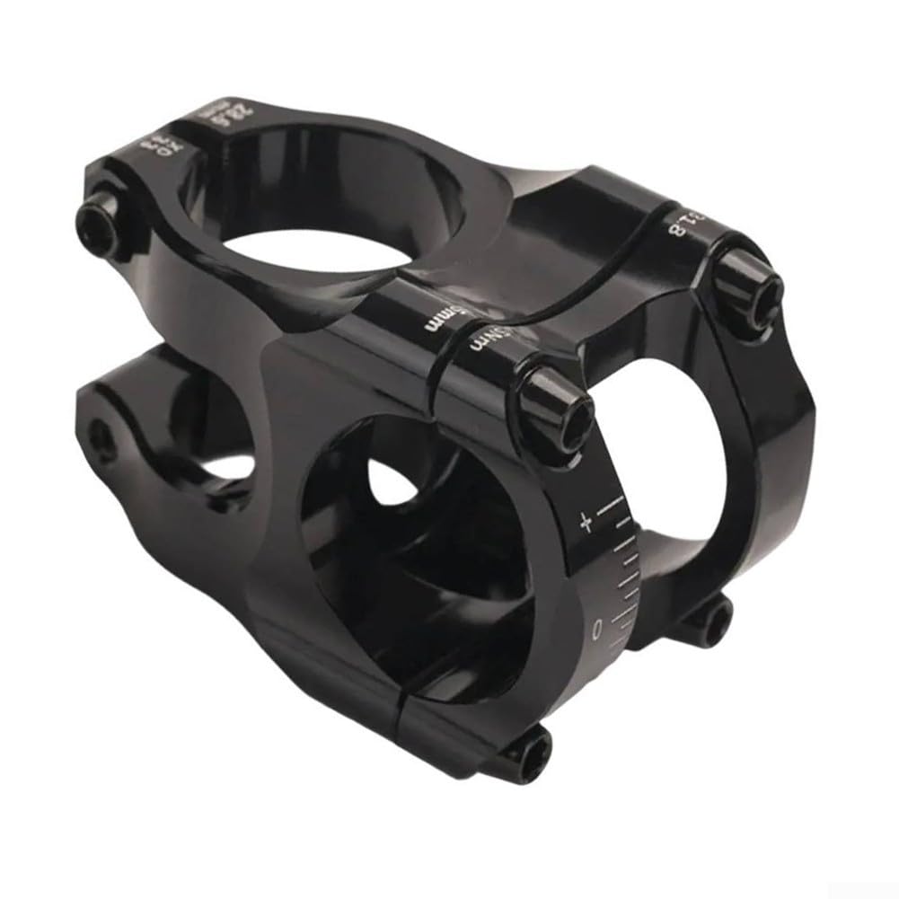 Honseadek, Attacco per manubrio per mountain bike, 31,8x35 mm in lega di alluminio ultraleggero lavorato CNC, per ciclismo in discesa, disponibile in più colori (nero)