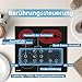 WEHIMO Glaskeramikkochfeld 4 Platten 7200W, 4 Kochzonen (2200W+2000W+1800W+1200W), 9 Heizstufen, Berührungssteuerung, Kindersicherung, 1-99 Timer, Geeignet für Alle Töpfe