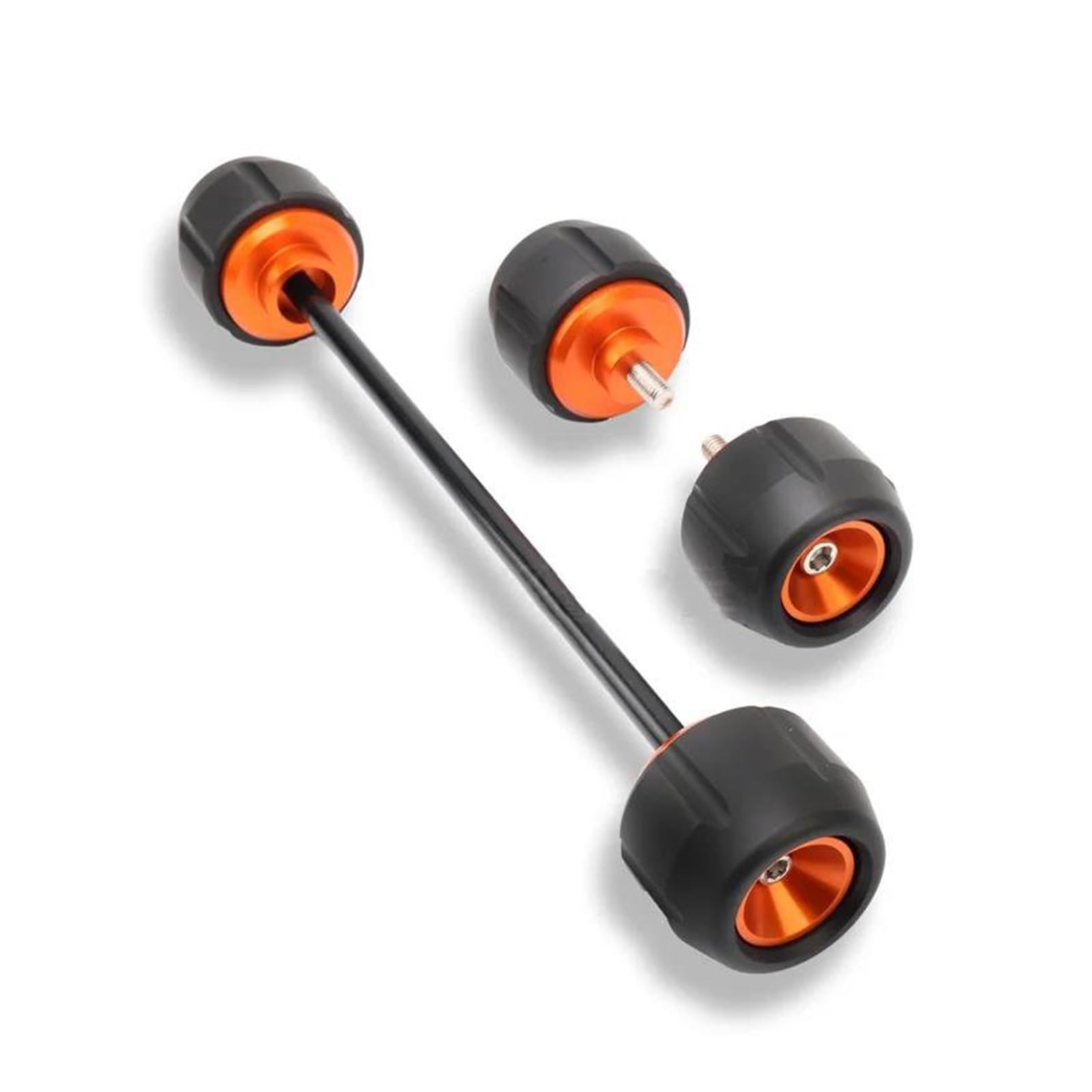 Protezione Anticaduta Accessori per Motociclette, Cursori Antiurto per Forcella Anteriore E Posteriore, Protezione Ruota per Duke 390 2024 Crash Pad Protector