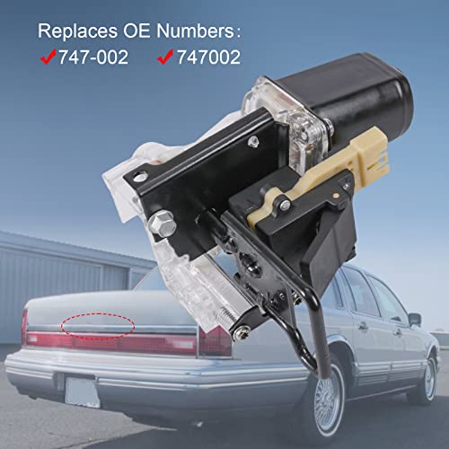 Image of DICMIC Trunk Lid Pull Down Motor Actuator Compatible with 1994 Lincoln Continental 1994-2002 Lincoln Town Car Replace# 747-002