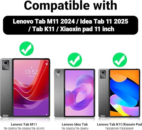 Housse tablette Lenovo Tab M11 2024 rose antichoc 11 pouces - 2