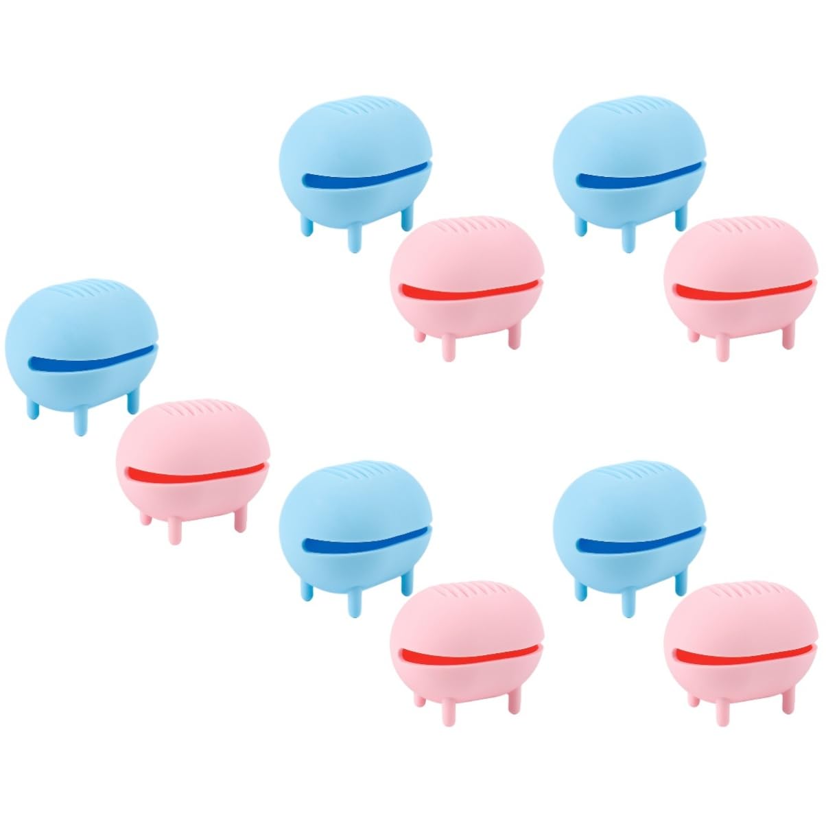 NOLITOY 10pcs Makeup Sponges Holder Box Cosmetic Sponge Holder for Women Travel Storage Box