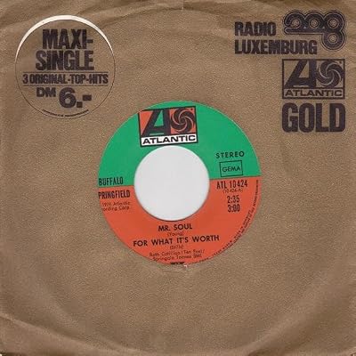 Buffalo Springfield &ndash; Mr. Soul [7'' Vinyl] GERMANY ATL 10424