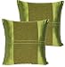 Fundas de cojín, para decorar la casa (sofá, diván, silla, cama) - Funda de seda de Tailandia, 45 x 45 cm, lote de 2