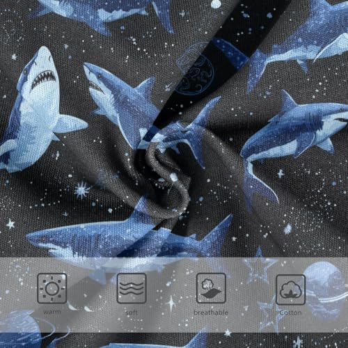 Girls Underwear Soft Cotton Shark Universe Kids Panties in Sizes 2/3t, 4t, 5t, 6 and 83