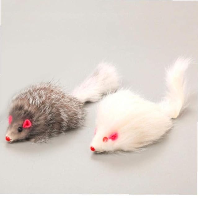 Hotaden 1pc 18cm Animal doméstico del Gato Juguetes para Gatos de Pelo Largo Real Plumas de Cola…