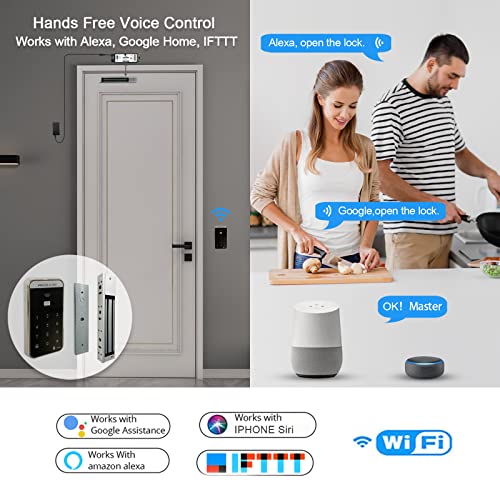 Olidesmart 2.4Ghz Wifi Access Control 400Lb Holding Force Electic Magnetic Door Lock System Kit With Remote And Smartphone App Control thumb #2