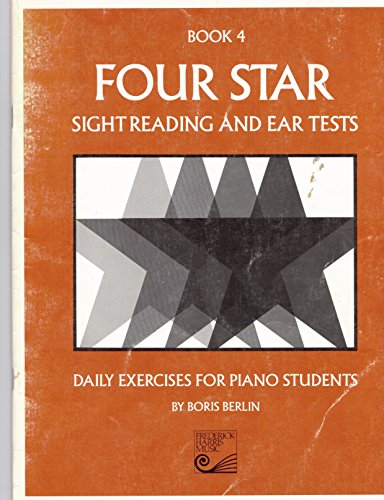 Four Star Sight Reading and Ear Tests Book 4 (D... 0887972098 Book Cover