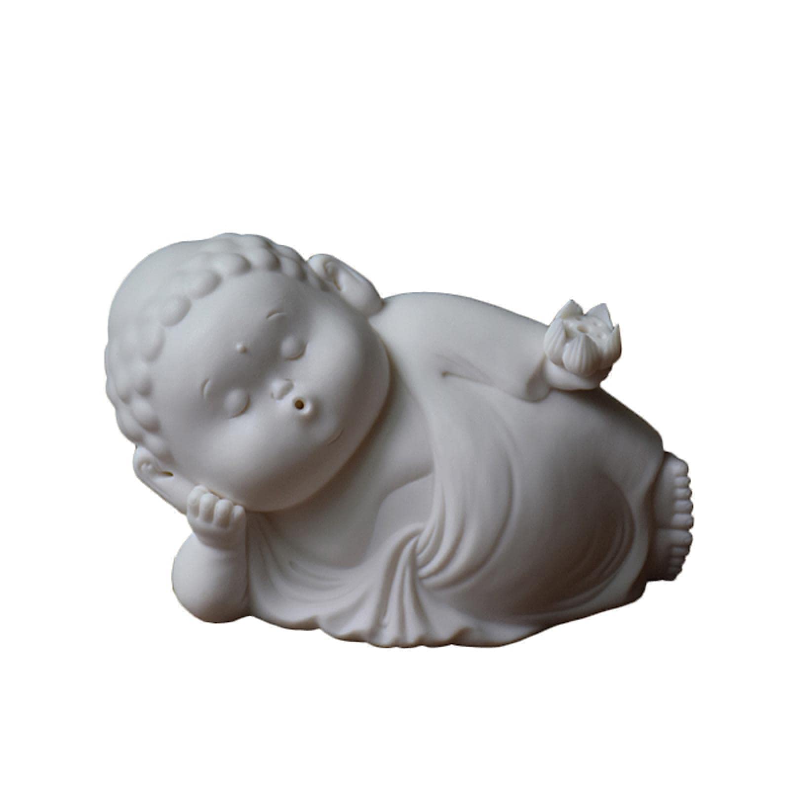 Petit Bouddha statue encens en céramique pour créer un espace zen à la maison