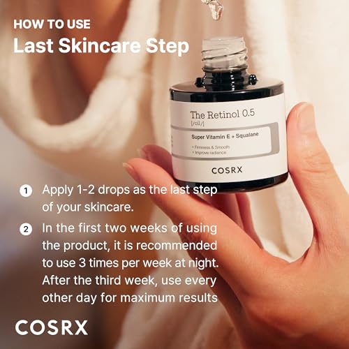 COSRX 0.5% Retinol Face Oil for Youthful Skin - 20ml - Image 6