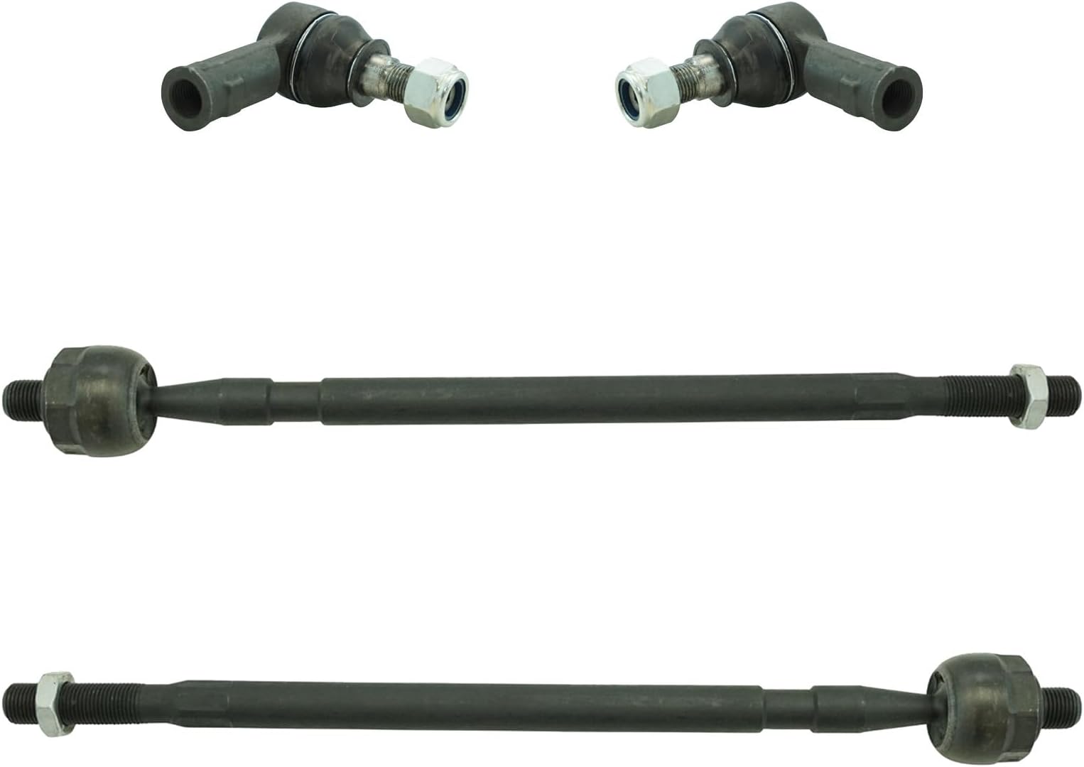 TRQ Front Tie Rod Set Compatible with 2003-2006 Dodge Sprinter 2500 Sprinter 3500 2002-2006 Freightliner