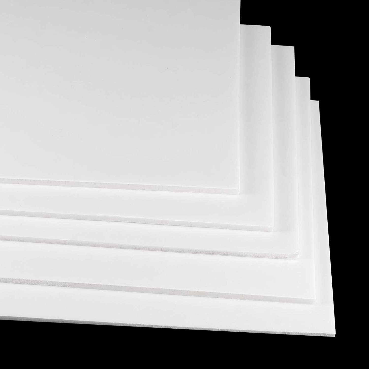 Paquete de 5 tableros de espuma blanca, tablero de estera de poliestireno de 300 x 400 mm de grosor