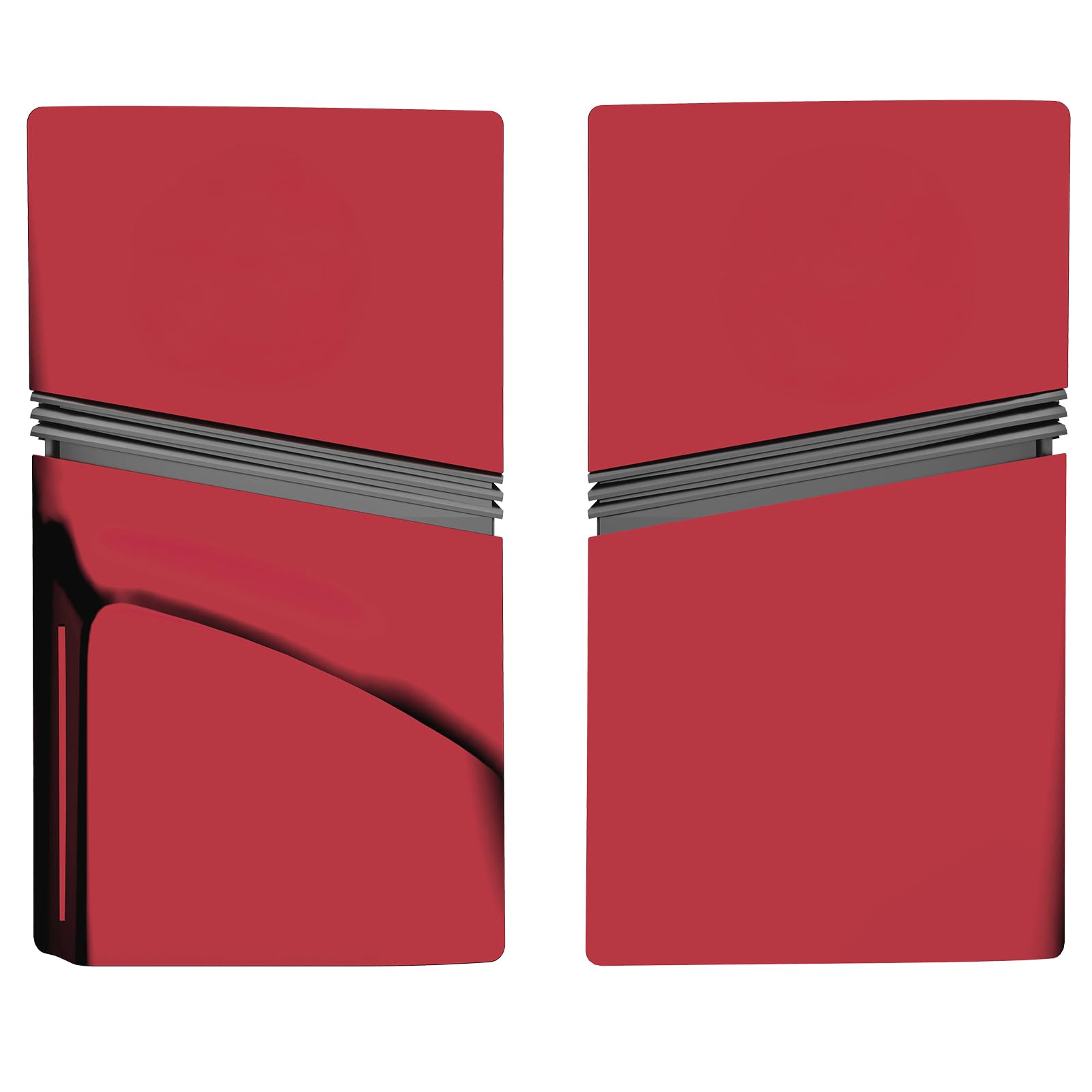 Carátula para PS5 Pro, Carátulas de Repuesto para Carcasa Antipolvo - Rojo (Edición en Disco)