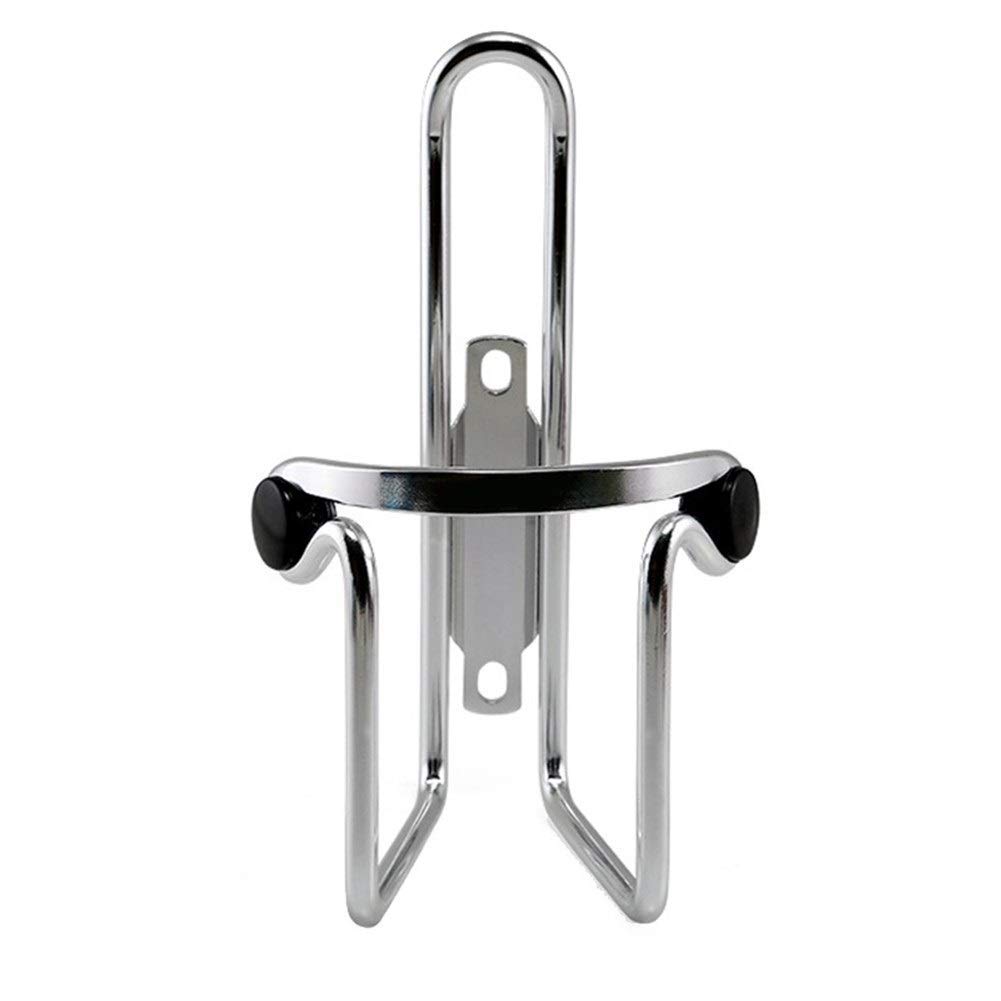 Adapter klatki na bidon Stop aluminium Rowerowy koszyk na bidon Rower Kolarstwo Butelka z napojem Uchwyt na stojak Kolarstwo Uchwyt na butelkę z wodą Trwałe akcesoria rowerowe (srebrne)