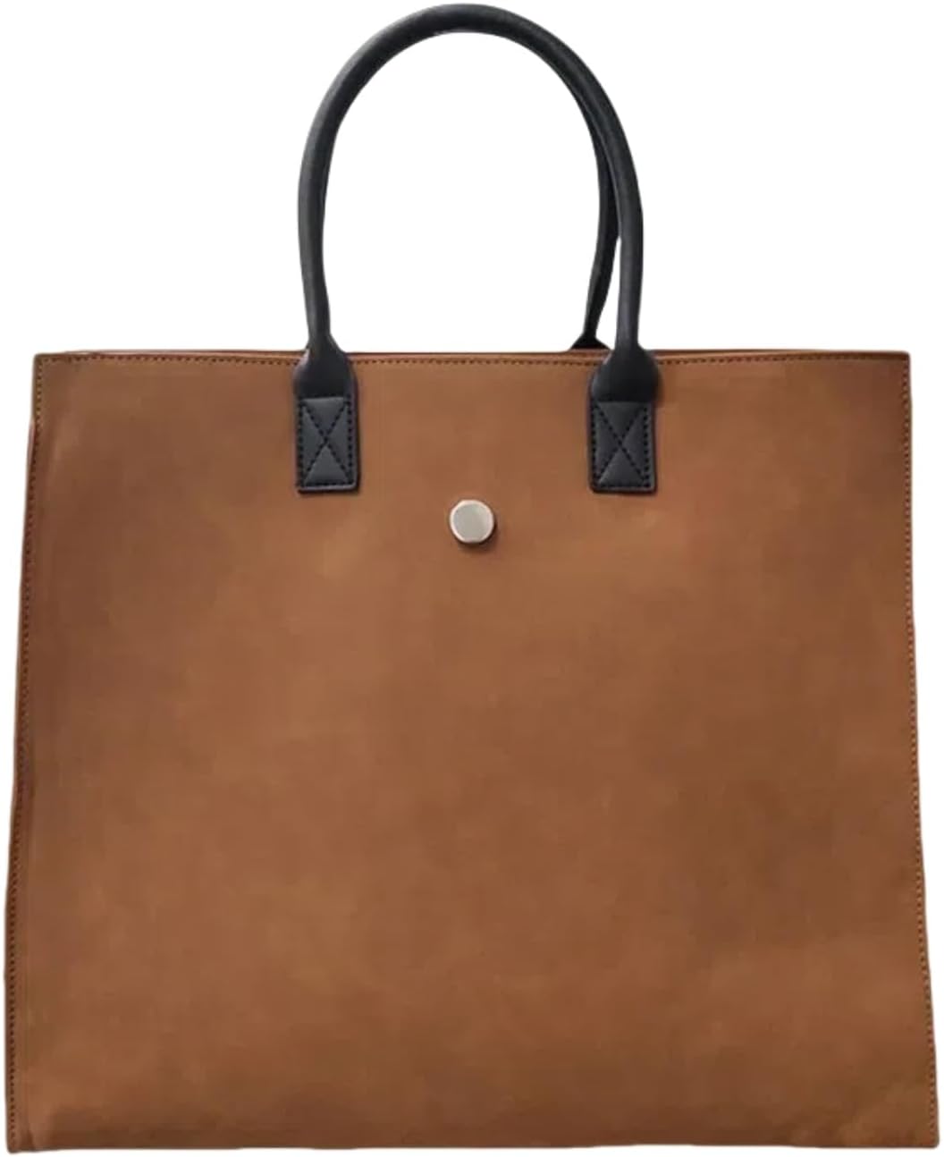 Suede Tote Bag for Women, Womens Purse Slouchy Hobo Handbag Brown Retro Top Handle Bag, Fashion Shoulder Satchel Work Bags